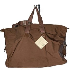 Calvin Klein Brown Canvas Travel Bag